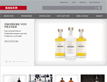 Tablet Screenshot of bauerspirits.com